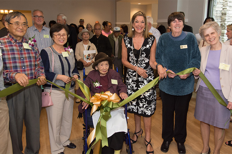 Belmont village albany ribbon cutting