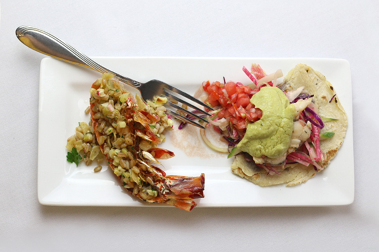 Lobster taco