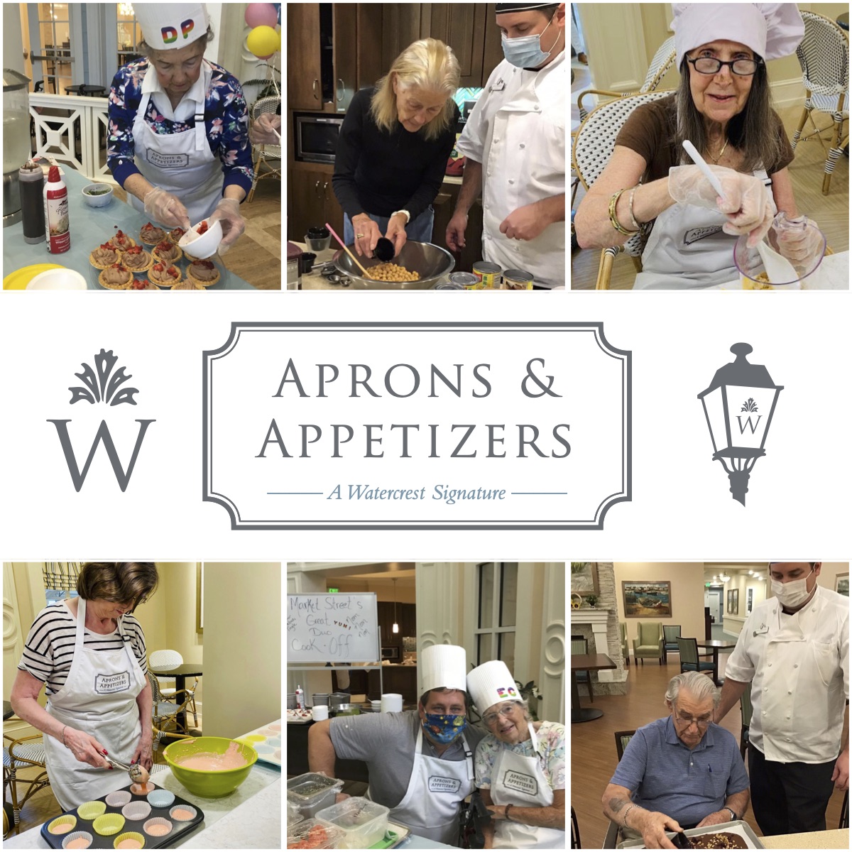 Aprons and appetizers at watercrest