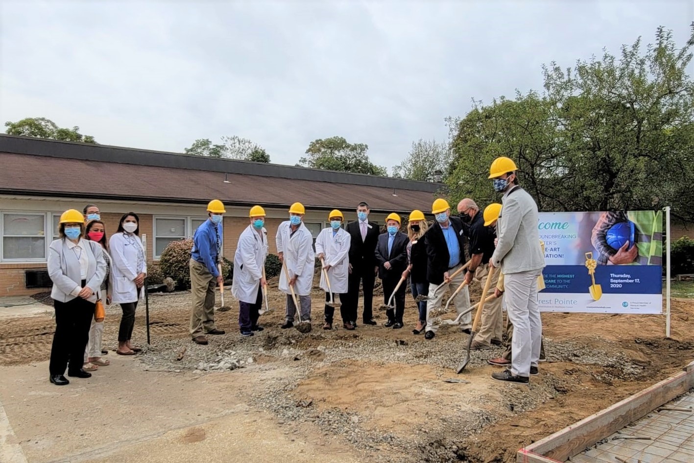Crest Pointe Rehabilitation & Healthcare Center Celebrates Groundbreaking for 3,000-SF Building Expansion to House Therapy Gym