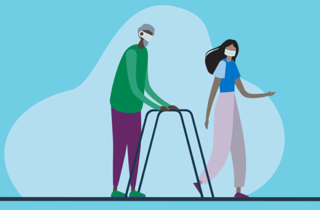 In person visits can resume according to new CMS guidelines