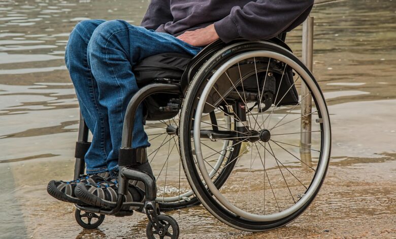Handicapped wheelchair 1025
