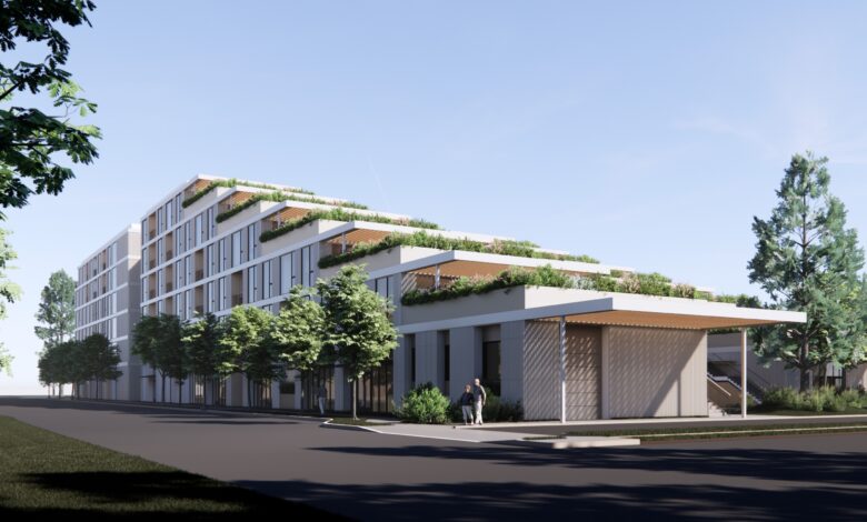 RoseVilla RainWood Lofts SW Corner Perspective